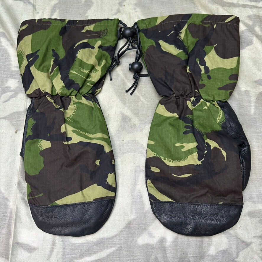 Genuine British Army Woodland DPM Extreme Cold Inner Mitten Gloves - SMALL