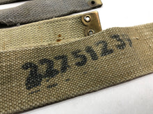 Load image into Gallery viewer, Original WW2 British Army / RAF 37 Pattern L Strap Set
