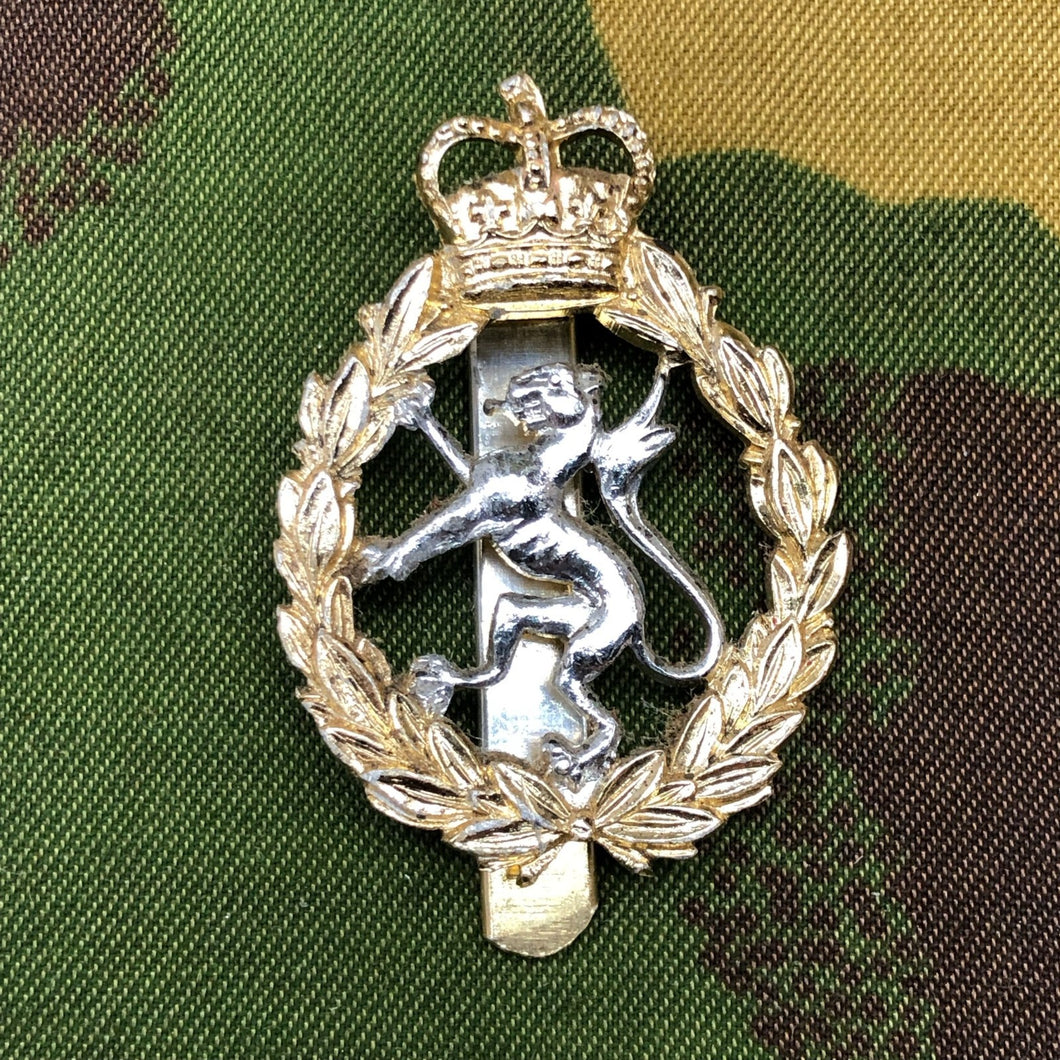 Original British Staybrite Army Cap Badge - Women's Royal Army Corps - The Militaria Shop