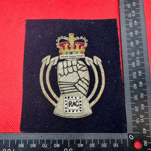 Load image into Gallery viewer, British Army Bullion Embroidered Blazer Badge - Royal Armoured Corps
