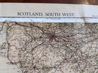 Original WW2 British Army GSGS OS Map of Scotland - South West - The Militaria Shop