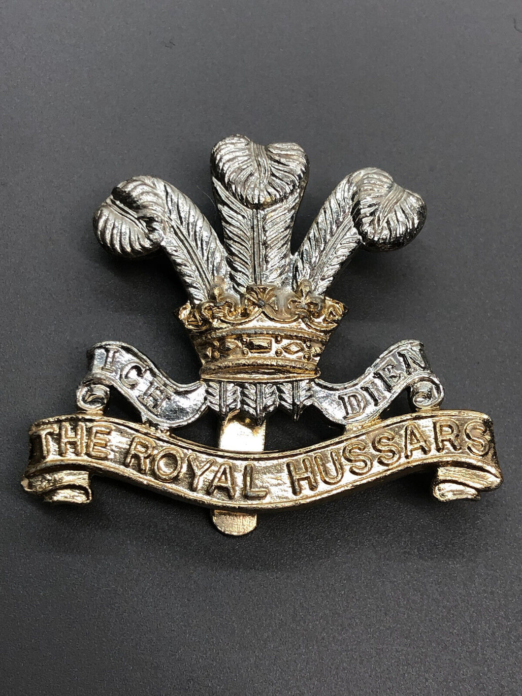 Genuine British Army The Royal Hussars Cap Badge