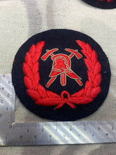 Load image into Gallery viewer, Unissued WW2 Boys Brigade Fireman&#39;s Proficiency Sleeve Badge
