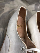 Genuine British Army Women's White Summer Shoes - WW2 Pattern - Size UK 3 M - The Militaria Shop