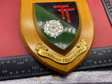 Load image into Gallery viewer, Original British Army, 50th Tyne Tees Regt - Otterburn Training Area Wall Plaque
