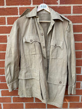 Load image into Gallery viewer, Original WW2 British Army Khaki Drill Jacket - 38&quot; Chest
