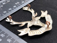 Load image into Gallery viewer, Original WW2 British Army Seaforth Highlanders Cap Badge
