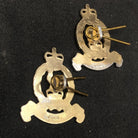 Original British Collar Badge Pair - Adjutant Generals Corps - The Militaria Shop