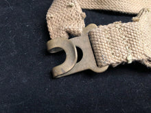 Load image into Gallery viewer, Original WW2 British Army 37 Pattern Khaki L-Straps Webbing - Wartime Dated
