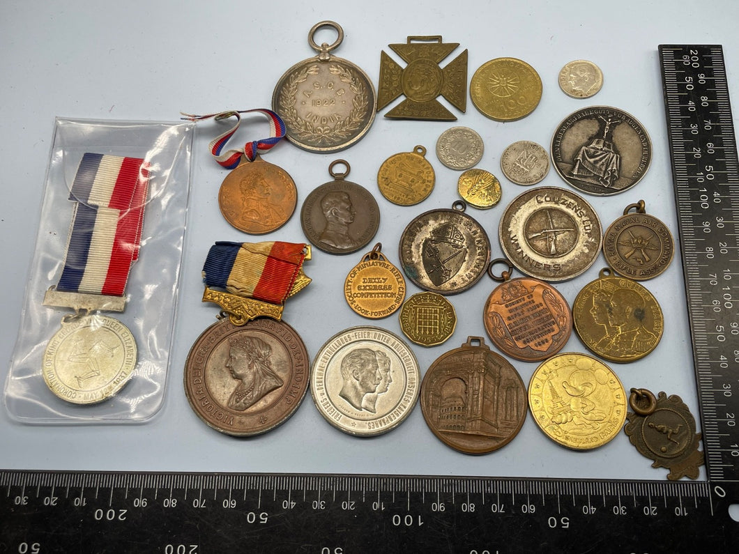 Original Group of British Medals, Medalions, Coins & Badges - The Militaria Shop