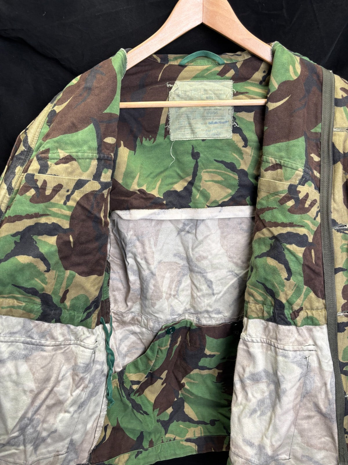 Surplus British Army Woodland DPM Smock Combat Jacket -Size 170/96 - The Militaria Shop