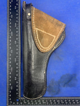 Load image into Gallery viewer, Vintage Black Leather Pistol Holster
