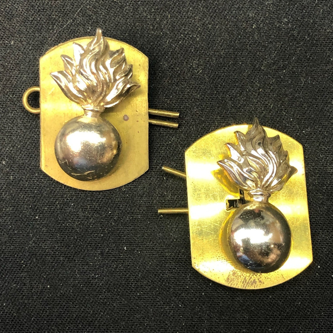Original British Collar Badge Pair - Royal Artillery - The Militaria Shop