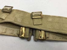 Load image into Gallery viewer, Original British Army WW2 37 Pattern Belt &amp; Brace Adaptors Set - 38&quot; Waist
