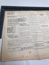 Lade das Bild in den Galerie-Viewer, Original britische Zeitung aus dem 2. Weltkrieg: Besetzung der Kanalinseln in Guernsey – Januar 1941 
