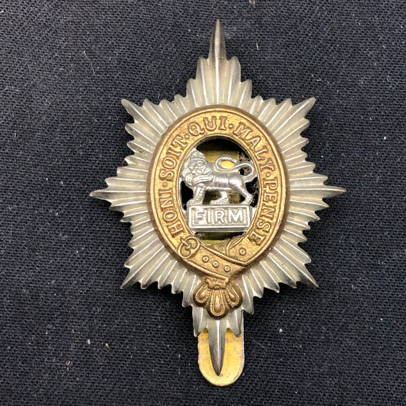 Original WW2 British Army Cap Badge - Worcestershire Regiment - The Militaria Shop