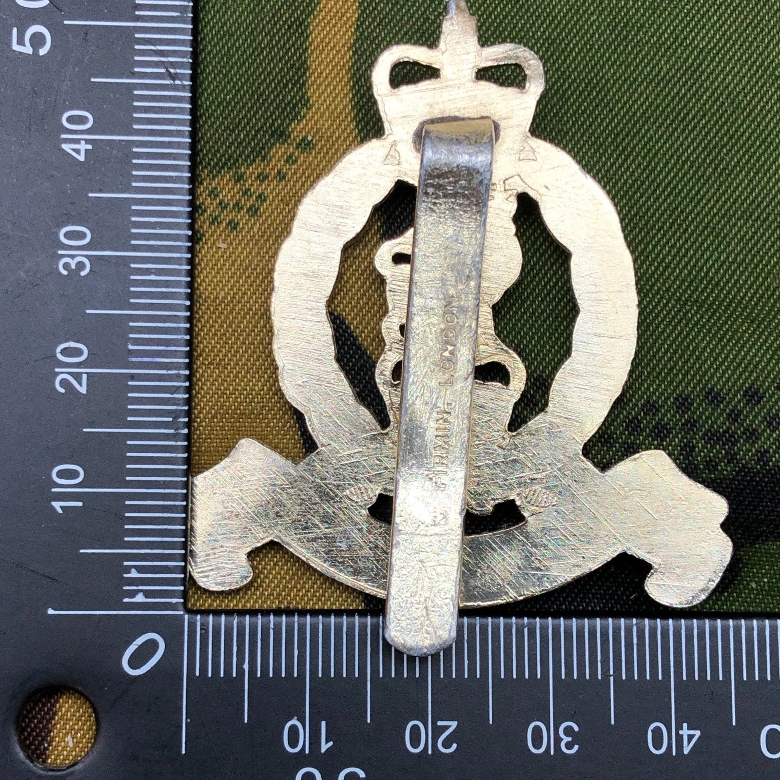 Original British Staybrite Army Cap Badge - Adjutant General's Corps - The Militaria Shop