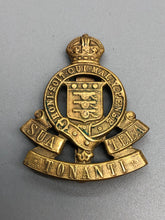 Load image into Gallery viewer, Original WW2 New Zealand RAOC Royal Army Ordnance Corps Cap Badge
