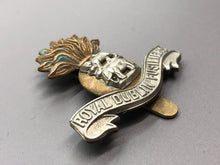 Load image into Gallery viewer, Original WW1 British Army Royal Dublin Fusiliers Cap Badge
