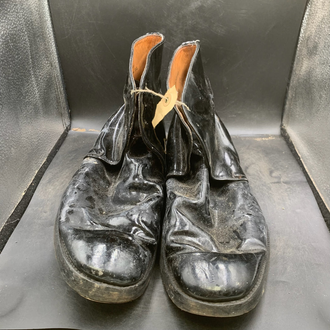 Genuine British Army Black Leather Dress Shoes - Size UK 12 - The Militaria Shop