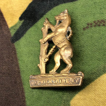 Load image into Gallery viewer, Original British Army WW2 Cap Badge - Warwickshire Imperial Yeomanry - The Militaria Shop
