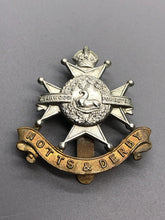 Load image into Gallery viewer, Original WW2 British Army Notts &amp; Derby Regimental Cap Badge
