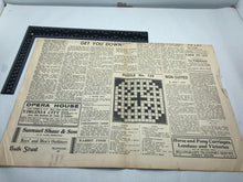 Load image into Gallery viewer, Original WW2 British Newspaper Channel Islands Occupation Jersey - August 1941
