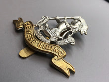 Load image into Gallery viewer, Original WW2 British Army The West Riding Regiment Cap Badge
