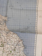 Original WW2 British Army GSGS OS Map of England - Holy Island - The Militaria Shop