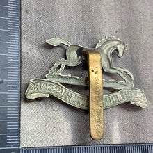 Load image into Gallery viewer, Original WW2 British Army Cap Badge - 3rd The King&#39;s Own Hussars
