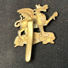 Genuine WW2 British Army Brass Cap Badge - Buffs (Royal East Kent Regiment) - The Militaria Shop