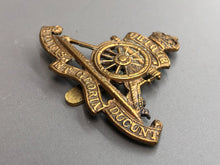 Load image into Gallery viewer, Original WW2 British Army Royal Artillery Small Beret / Cap Badge
