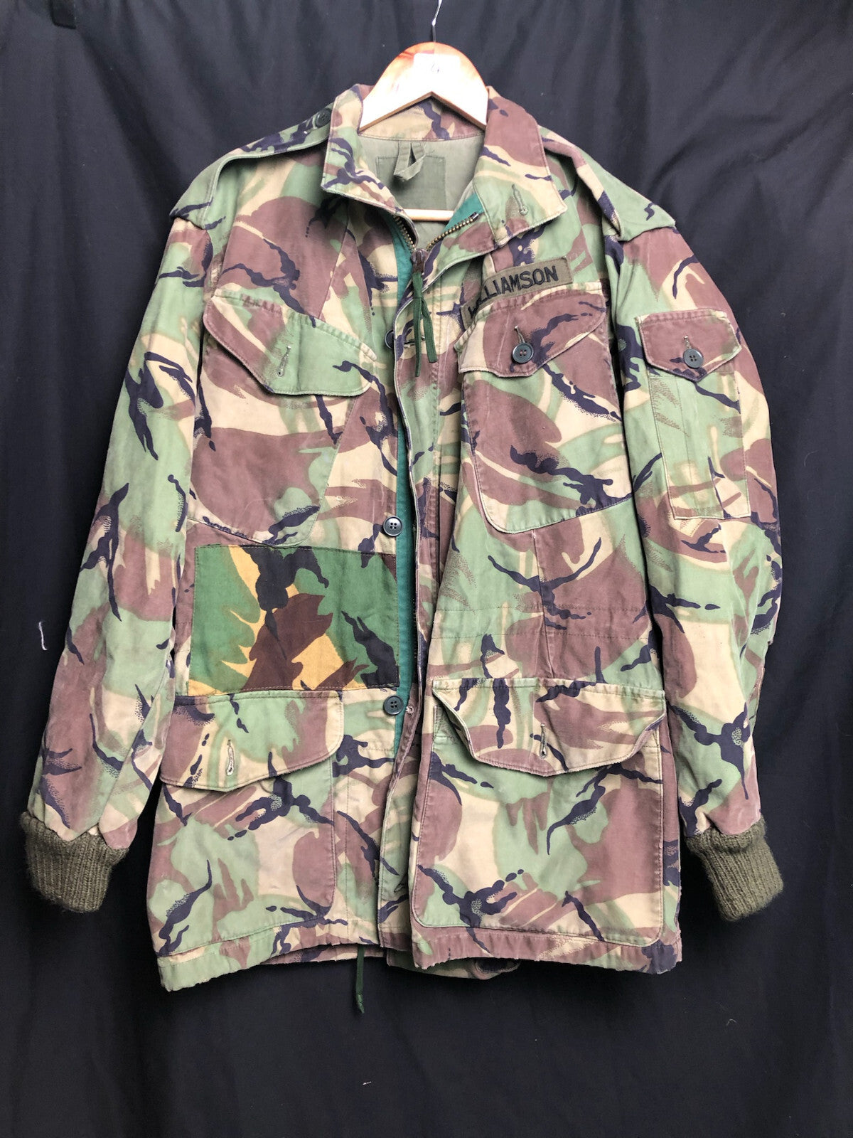 Original British Army 68 Pattern DPM Camouflaged Combat Smock Size 4 - 36" Chest - The Militaria Shop
