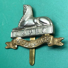 Load image into Gallery viewer, Original British Army Cap Badge - The Lincolnshire Regiment
