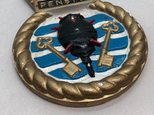 Load image into Gallery viewer, Original British Royal Navy HMS Penston Wall Plaque
