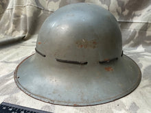 Load image into Gallery viewer, Original WW2 British Home Front Civil Defence Civillian Zuckerman Helmet
