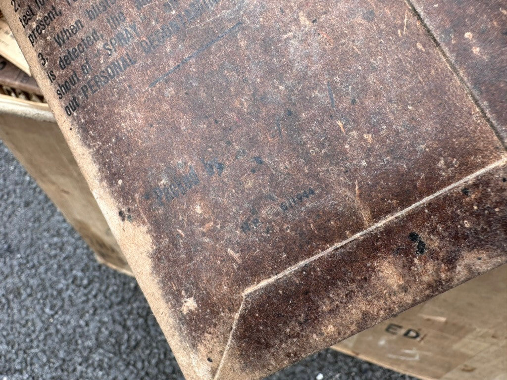 Original WW2 Dated British Army Anti-Gas Eyeshields - From Original Packaging - The Militaria Shop
