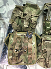 Charger l&#39;image dans la galerie, British Army MTP Camouflage PLCE Empty Double Ammo Ammunition Magazine Pouch
