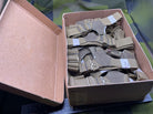 Original British Army WD Marked 1946 Dated Sock Suspenders - Unissued from Box - The Militaria Shop