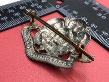 Load image into Gallery viewer, Original WW1 British Army Lancashire Hussars Cap Badge
