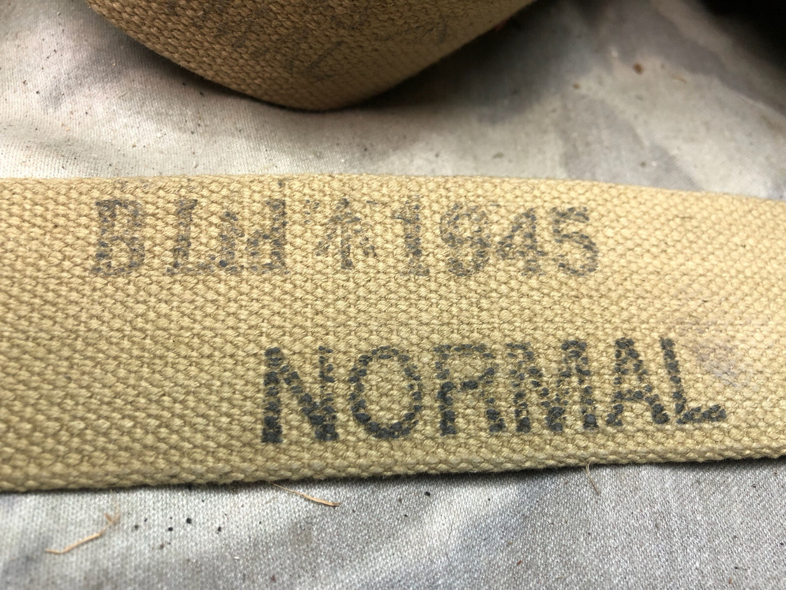Original WW2 Dated British Army 37 Pattern Shoulder Strap - New Old Stock - The Militaria Shop