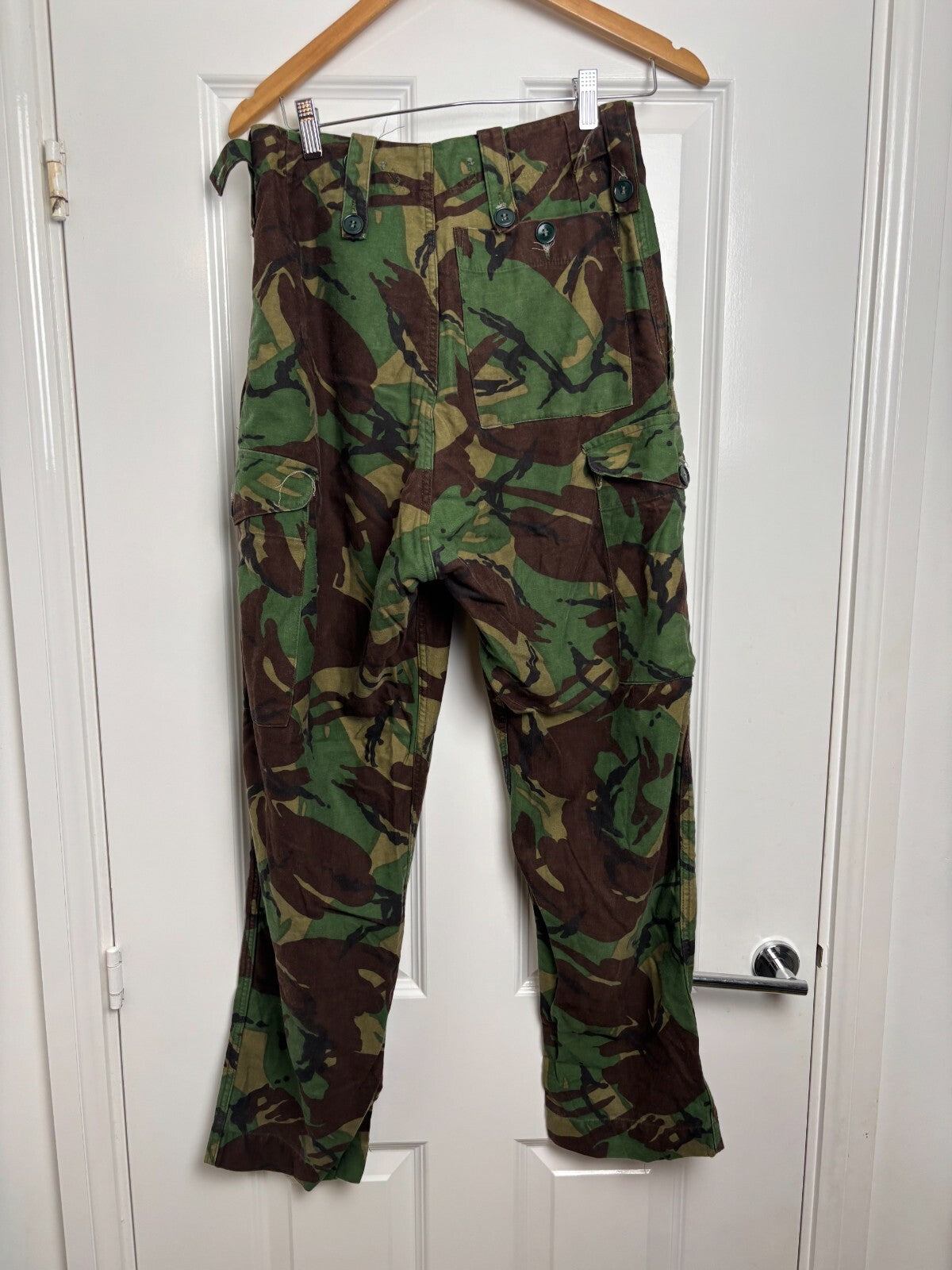 Genuine British Army 68 Pat DPM Camouflage Combat Trousers Size 1 - The Militaria Shop