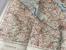 Load image into Gallery viewer, Original WW2 German Army Map of UK - Manchester / Liverpool / North West England
