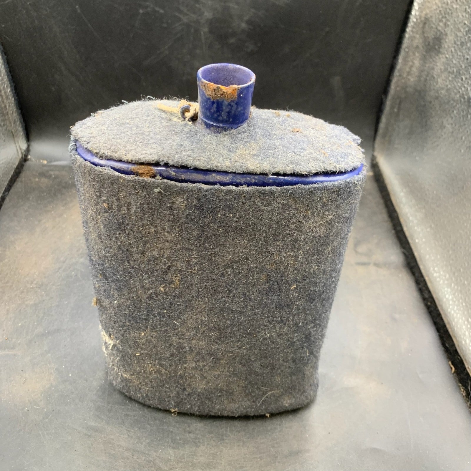 Original WW2 British Army / RAF Blue 37 Pattern Water Bottle - The Militaria Shop