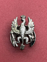 Load image into Gallery viewer, Original WW2 British Army 14th (King&#39;s) Hussars Lapel Badge
