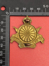 Load image into Gallery viewer, Original WW1 British Army Army Cyclist Corps Non Voided Cap Badge
