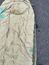 Load image into Gallery viewer, Original US Army Korea/Vietnam Era Sleeping Bag Mountain M1949 OD- Size Regular
