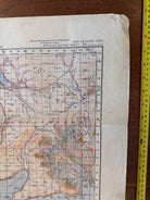 Original WW2 British Army GSGS Map of Scotland - Cuillins, Rhum & Canna - The Militaria Shop