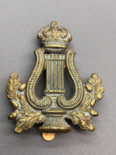 Load image into Gallery viewer, Original British Army Kings Crown Muscians Bandsmans Cap Badge
