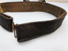 Load image into Gallery viewer, Original WW2 British Army 37 Pattern Webbing Belt - Size Normal 36&quot; Waist
